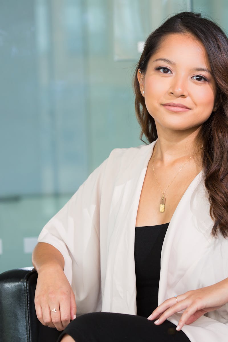 Woman Wearing White Shirt